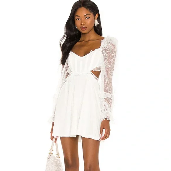 loyal hearts mini dress Lauren Open Heart Mini Dress